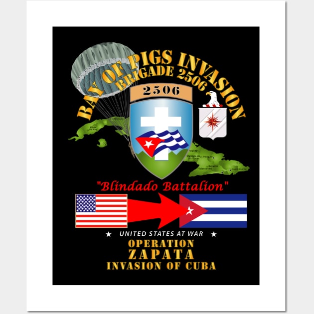 Operation Zapata - Bay of Pigs  - Cuba Invasion Wall Art by twix123844